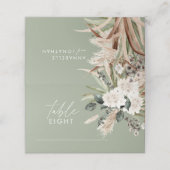 Pampas eucalyptus sage green modern rustige bruilo (Buitenkant ongevouwen)