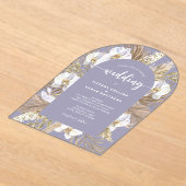 Pampas Faire-part de mariage d'arche en herbe (Poser)