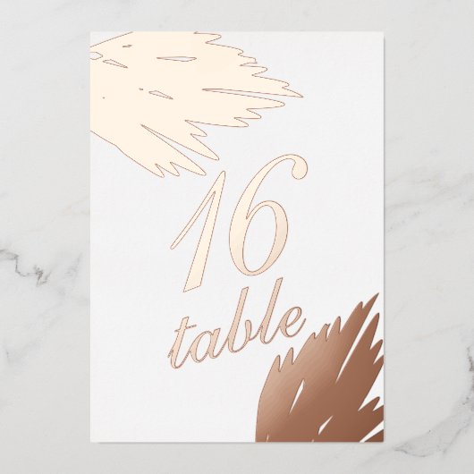 Pampas Gold Pressé Fhuile Numéro de table (Recto)