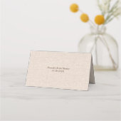 Pampas gras boho rozen placecard (Achterkant)