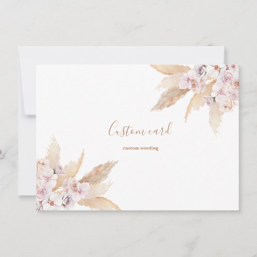 Pampas gras douanekaart kaart (Voorkant)