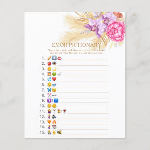 Pampas gras - Emoji pictionary spel