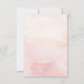 Pampas gras en roze koning Protea bruiloft RSVP (Achterkant)