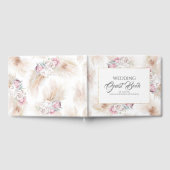 Pampas gras koning Protea bloemenbruiloft Gastenboek (Volledig)