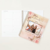 Pampas gras roze roos goudfoto 2023 planner (Display)