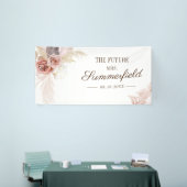 Pampas Gras Terracotta Bruiloftsborrel Spandoek (Beurs)