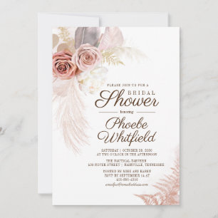 Pampas Gras Woestijn Palmen Terracotta Bruiloft Fe Kaart