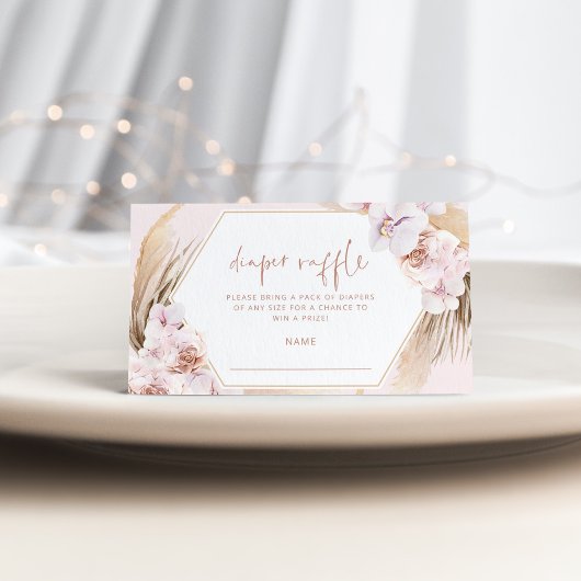 Pampas graskleerkaartje informatiekaartje