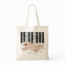 pampas grasmuziek canvas tas