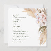 Pampas graspalm gedroogd botanische roze rustige r (Voorkant)