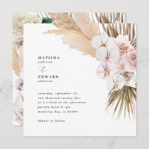 Pampas graspalmfoliage orchid modern rustig