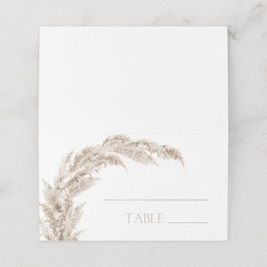 Pampas Grass (Buitenkant ongevouwen)