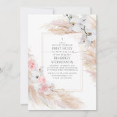 Pampas Grass and White Orchids First Community Kaart (Voorkant)