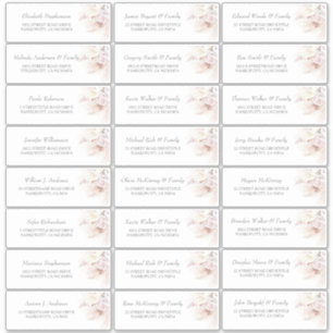 Pampas Grass Anthuriums Nom d'hôte Étiquettes de a