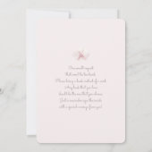 Pampas Grass baby shower Kaart (Achterkant)