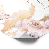 Pampas Grass Baby shower Welkomstteken Poster (Hoek)