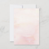Pampas Grass Blush Rose Floral Mariage RSVP (Dos)