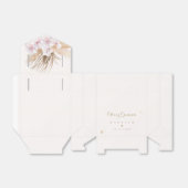 Pampas Grass Bohemian Baptisme Personalized Bedankdoosjes (Uitgevouwen)