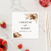 Pampas Grass Bohemian Boho Wedding Servet (Insitu)