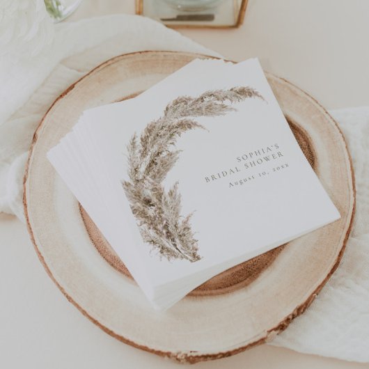 Pampas Grass Boho minimaal Servet