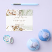 Pampas Grass Boho Save the Date Flyer (Enkel)