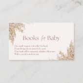 Pampas Grass Book Request Kaart | neutraal rustiek (Voorkant)