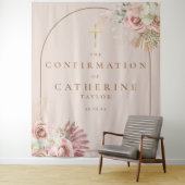 Pampas Grass Confirmation Photo Backdrop Wandkleed (In situ)