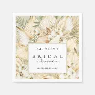 Pampas Grass Dried Flowers Boho Vrijgezellenfeest  Servet