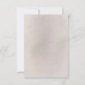 Pampas Grass Dried Foliage Wedding RSVP Kaartje (Achterkant)