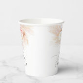 Pampas Grass Exotic Vrijgezellenfeest Papieren Bekers (Links)