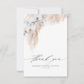 Pampas Grass Fête des mariées Florale Petit Merci (Devant)