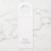 Pampas Grass Flessenhanger (Achterkant)