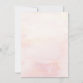 Pampas Grass Floral Pink Save the Date Aankondiging (Achterkant)