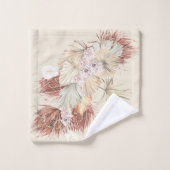 Pampas Grass Floral Tropical Jungle (Gant de toilette)