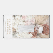 Pampas Grass Floral Tropical Jungle (Clavier et souris)