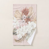 Pampas Grass Floral Tropisch Oerwoud Bad Handdoek (Handdoek)
