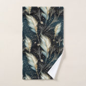 Pampas Grass Glitter Bad Handdoek (Handdoek)