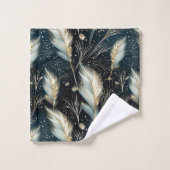 Pampas Grass Glitter Bad Handdoek (Wasdoekje)