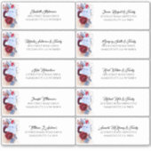 Pampas Grass Guest Name Étiquette de adresse (Devant)