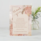 Pampas Grass | Hydrangeas Baby shower Merci (Debout devant)