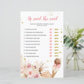 Pampas Grass Ice Cream zei dat ze Kaart zei (Staand voorkant)