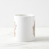 Pampas Grass Lijst met Monogram Mok Gift Idee (Center)