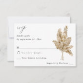 Pampas Grass no Repas RSVP (Devant)