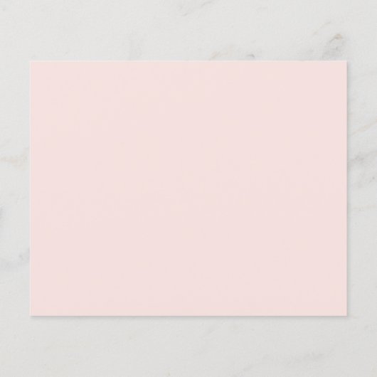 Pampas Grass Pink Boho Chic Recipe Card (Achterkant)