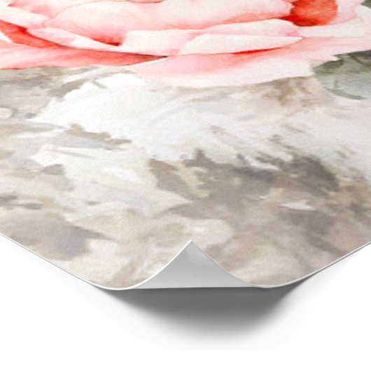 Pampas Grass Pink Floral Botanical Welcome Sign Poster (Hoek)