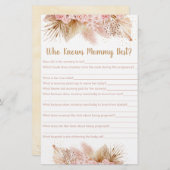 Pampas Grass Pink Floral die mama het beste spel k (Voorkant / Achterkant)