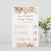 Pampas Grass Pink Floral die zei dat hij het spell (Staand voorkant)