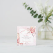 Pampas Grass Pink Rose | Snoepjes in het Jar Game Informatiekaartje (Staand voorkant)