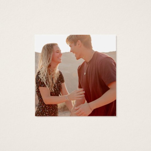 Pampas Grass QR Code photo Mariage carte RSVP (Dos)