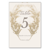 Pampas Grass Table Card Kaart (Voorkant)